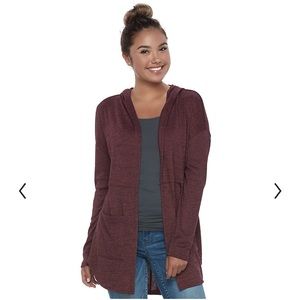 Mudd Hooded Cardigan